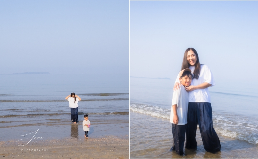 福岡家族写真 Family beach photo session fukuoka