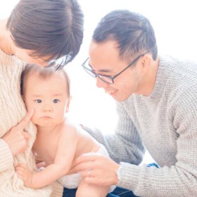 1歳お誕生日 バースデーフォト お餅踏み